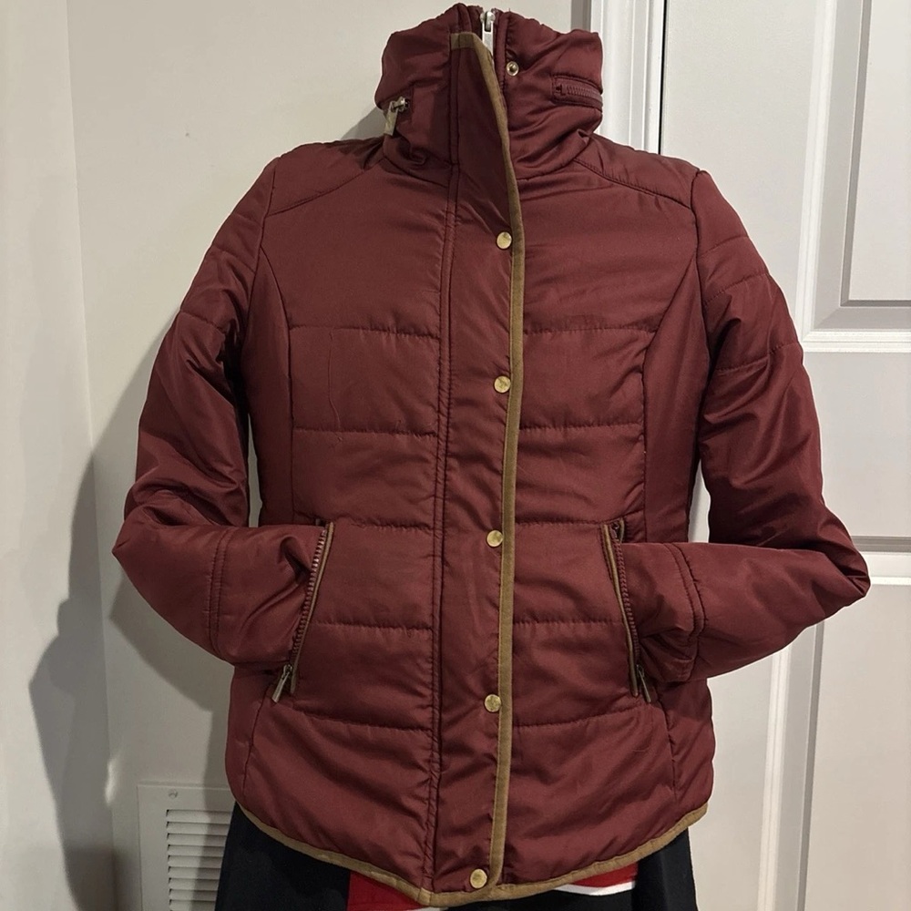 BONGO High Neck Puffer Cold Weather Jacket Quilted